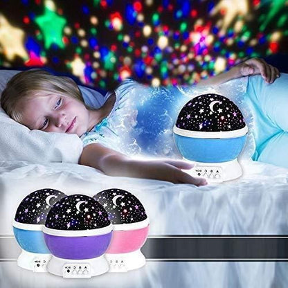 Star Master 360° Rotating Moon Lamp – Dreamy Night Light for Kids