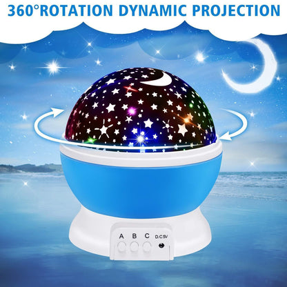 Star Master 360° Rotating Moon Lamp – Dreamy Night Light for Kids