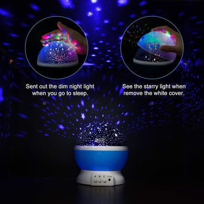 Star Master 360° Rotating Moon Lamp – Dreamy Night Light for Kids