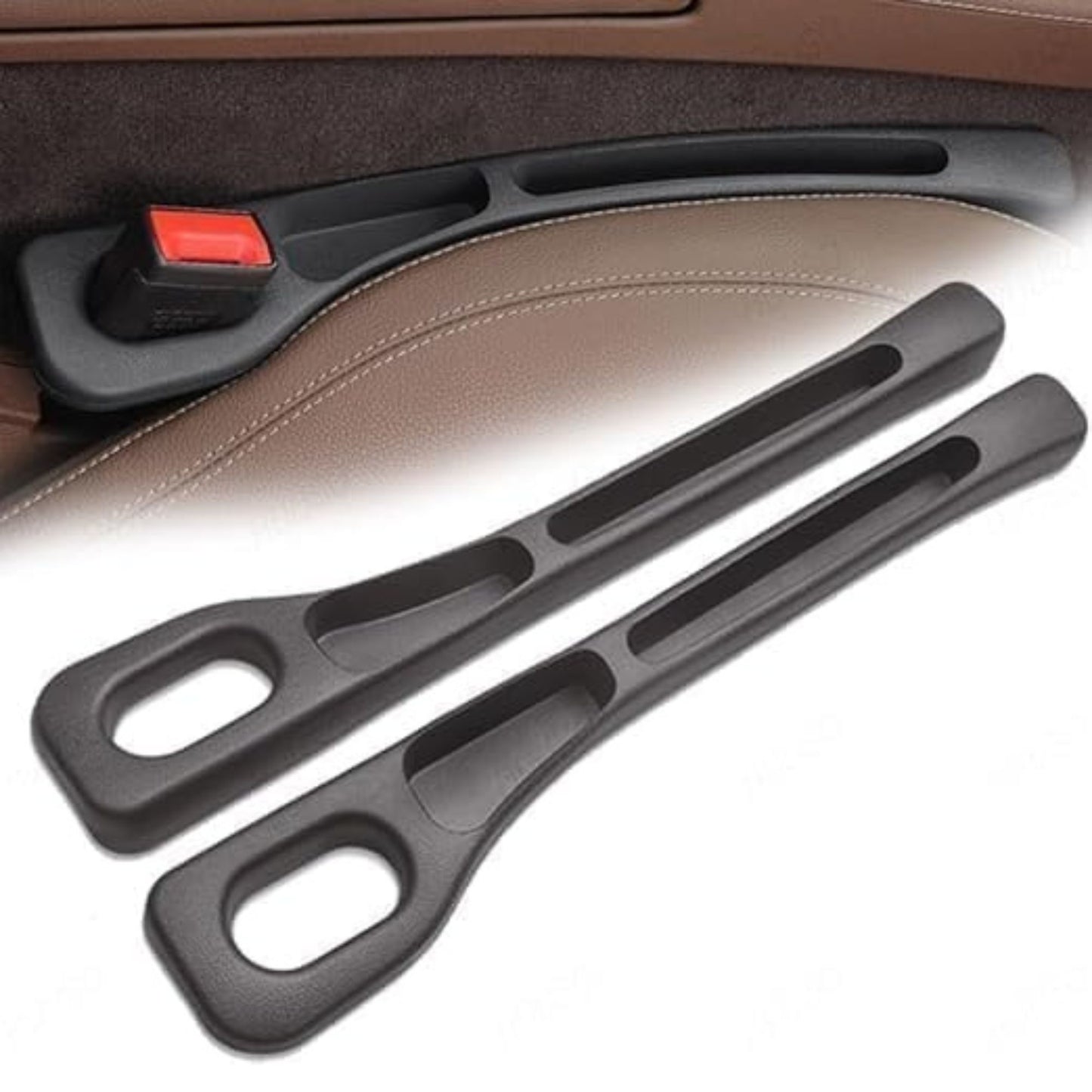 Car Seat Gap Filler & Organizer – EVA Storage Pocket for Cars | Black | Prevents Item Drops