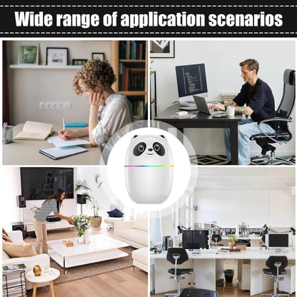Mini Cute Panda Cool Mist Humidifier – Ultra-Quiet Air Moisturizer for Better Sleep - SwipMall